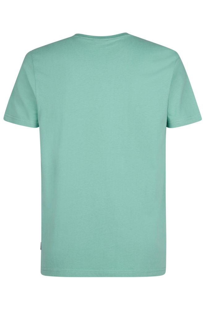 T SHIRT MET TEKST OPDRUK M 3050 TSR609 5191 Pale Aqua